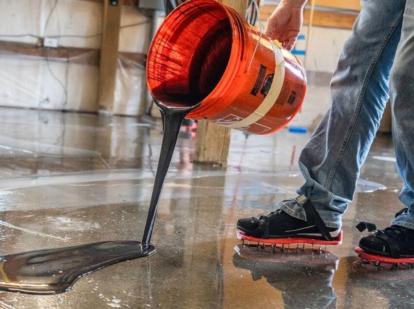 Marble Epoxy Flooring Austin